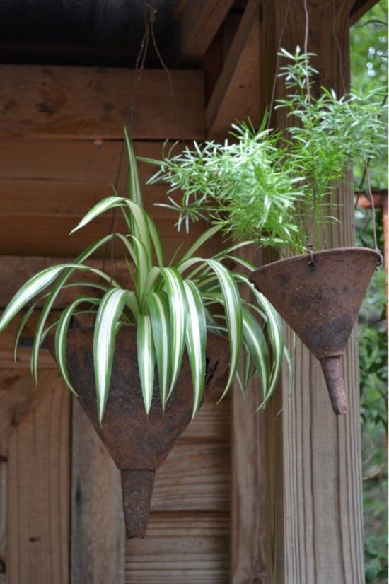 Artsy & Upcycled Plant Container Ideas