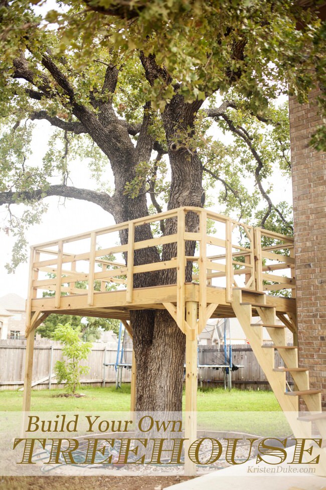 Diy How To Build A Simple Tree House