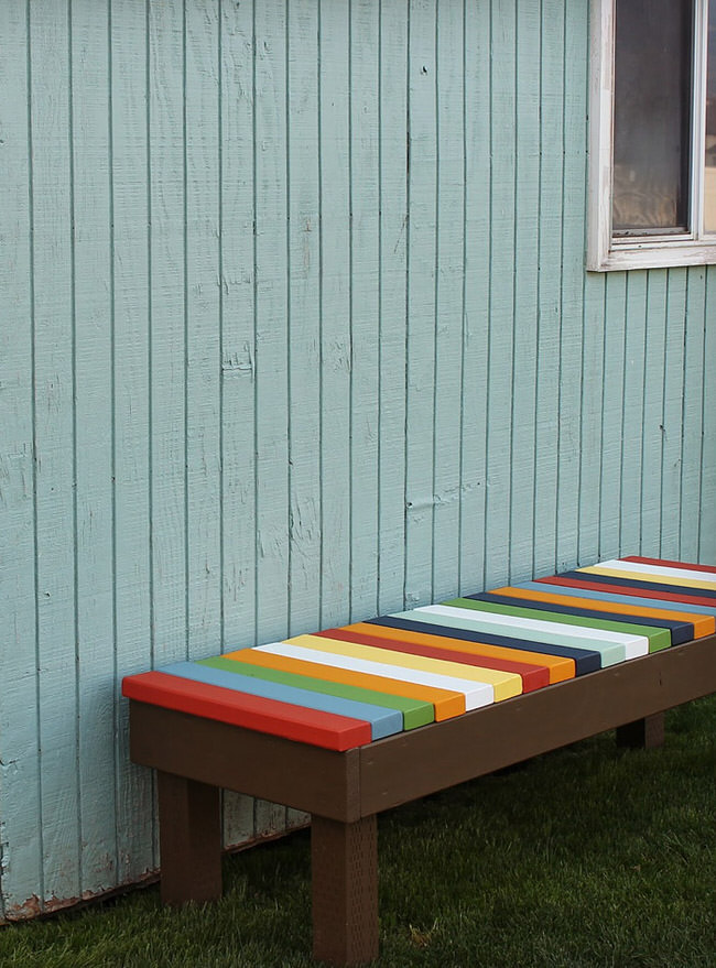 13 Awesome Outdoor Bench Projects â€¢ The Garden Glove