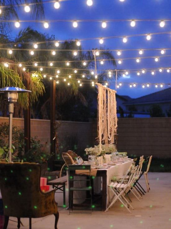 9 Stunning Ideas for Outdoor Globe String Lights! • The Garden Glove