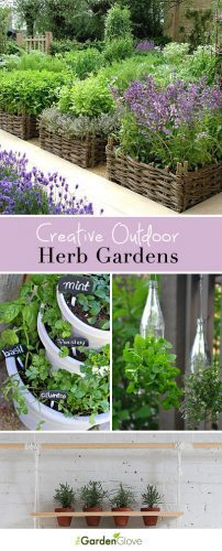 Creative Outdoor Herb Gardens | The Garden Glove