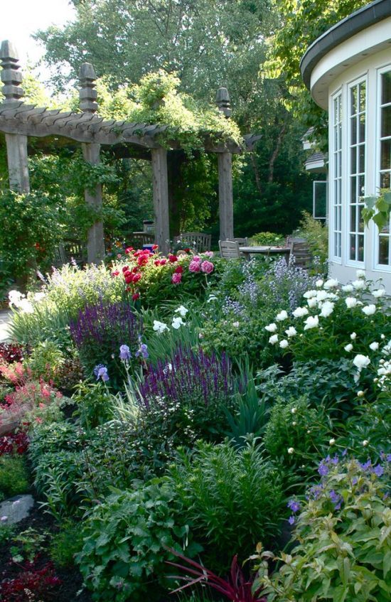 Make Your Garden Lush- Cottage garden & pergola