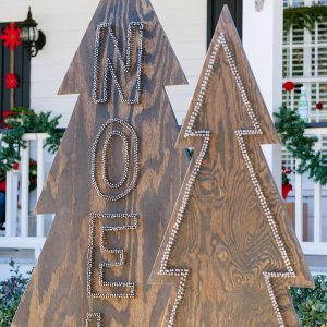 DIY Outdoor Christmas Yard Decorations