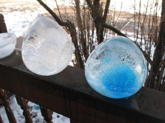 7 Outdoor Crafts with Ice