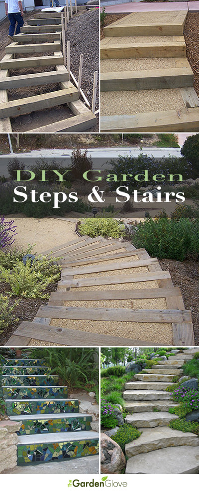 35 Outside steep steps ideas, garden stairs, garden steps, hillside
