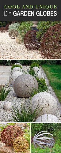 DIY Concrete Garden Spheres, Balls & Globes Tutorial • The Garden Glove ...