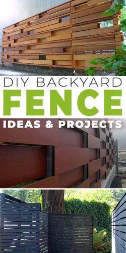 Fancy DIY Backyard Fence Ideas • The Garden Glove