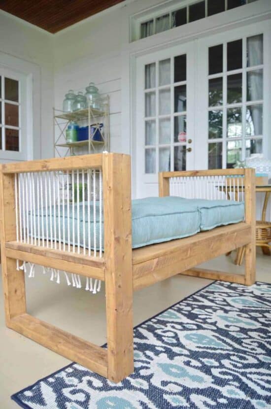 13 DIY Outdoor Bench Ideas