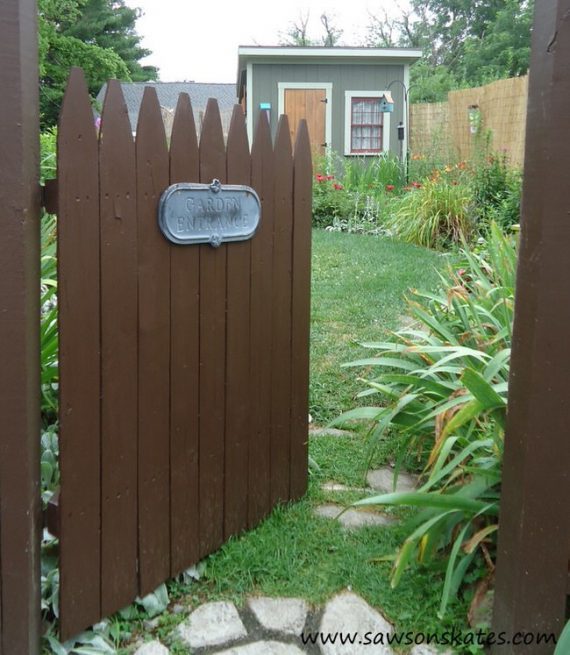 Gorgeous DIY Garden Gate Ideas & Projects • The Garden Glove