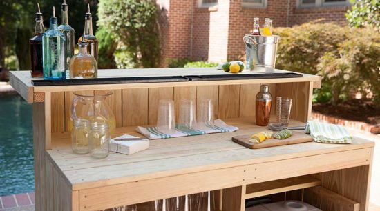 Relax... Have a Cocktail, with These DIY Outdoor Bar Ideas!