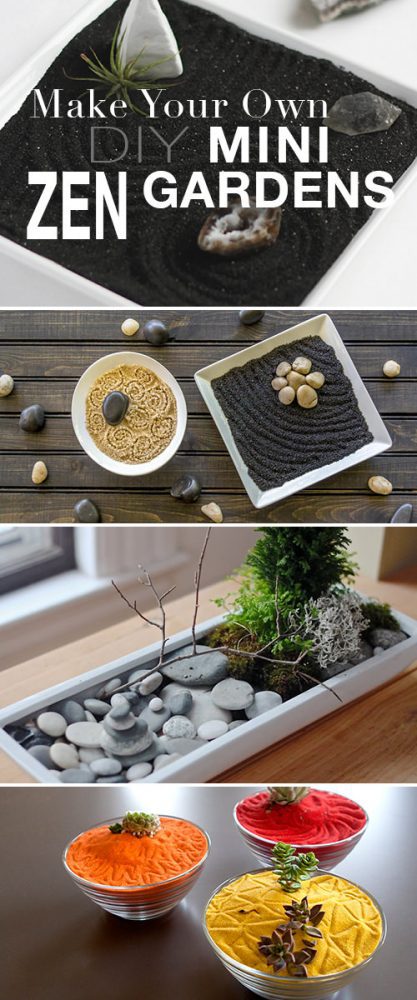 Make Your Own - DIY Mini Zen Gardens • The Garden Glove