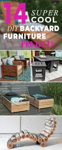 14 Super Cool DIY Backyard Furniture Projects • The Garden Glove