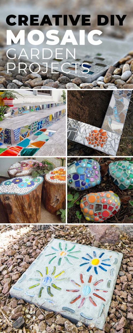 Creative DIY Mosaic Garden Projects • The Garden Glove