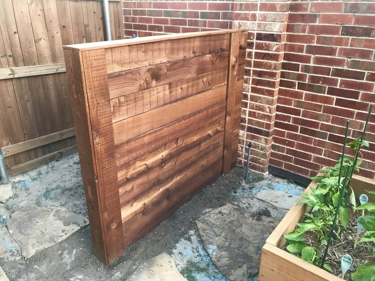 How to Build a Simple Modern Trash Can Screen