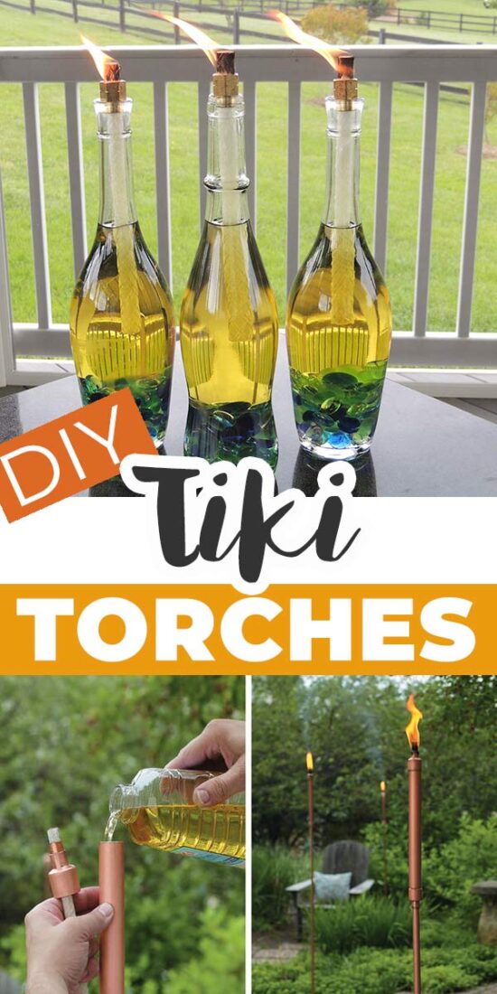 DIY Tiki Torches - Light Your Garden! • The Garden Glove