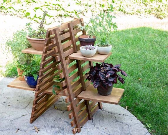 13 Cool & Creative DIY Plant Stand Ideas! • The Garden Glove