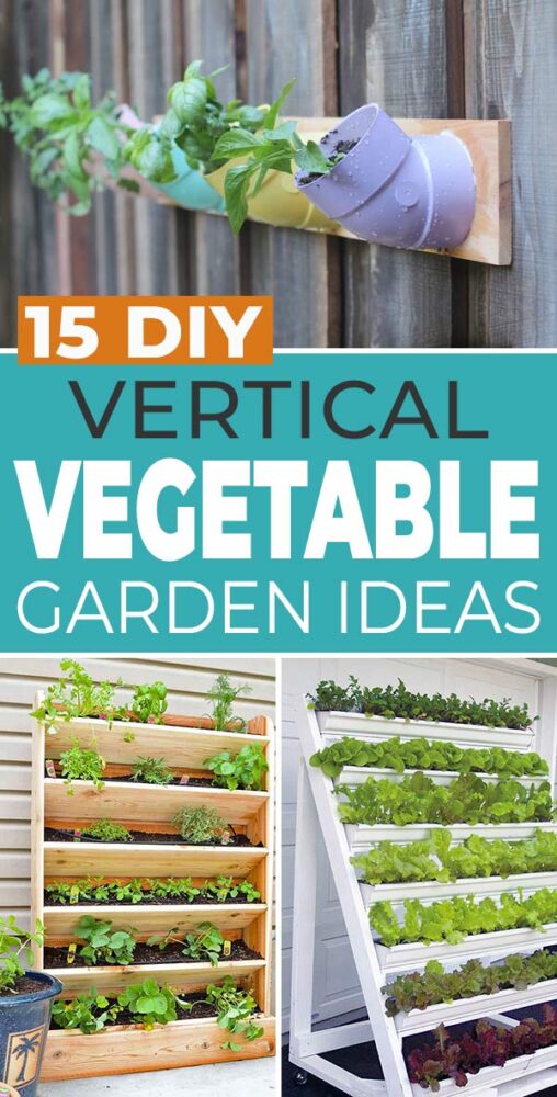 15 DIY Vertical Vegetable Garden Ideas & Projects • The Garden Glove