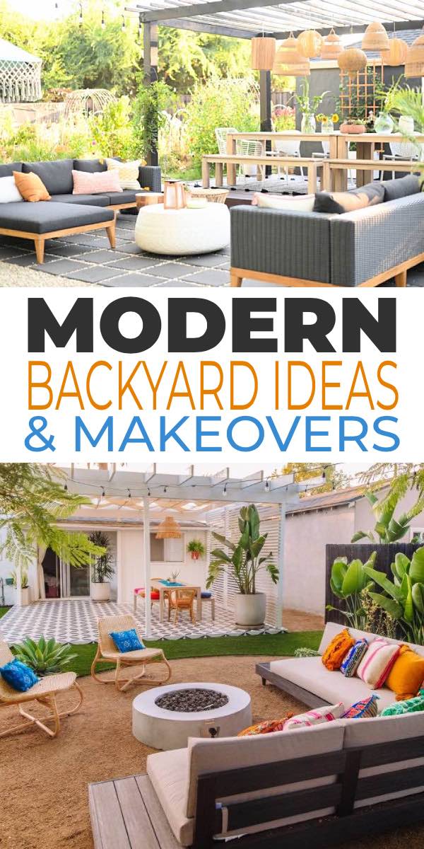 Modern Backyard Ideas & Makeovers (to Create Your Dream Yard) • The ...
