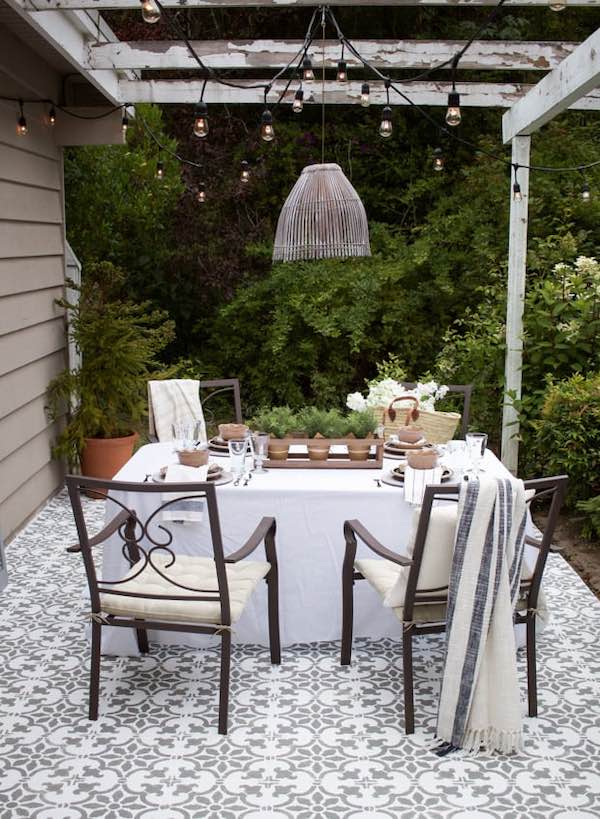 13 Great DIY Outdoor Patio Flooring Ideas on a Budget • The Garden Glove