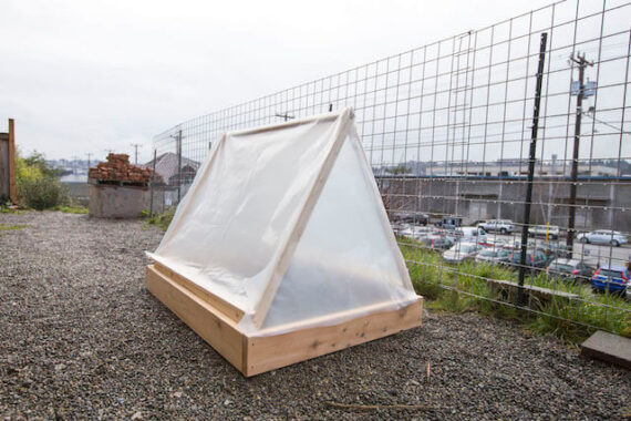 tent shaped cold frame 