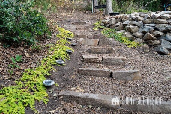 35 Outside steep steps ideas, garden stairs, garden steps, hillside